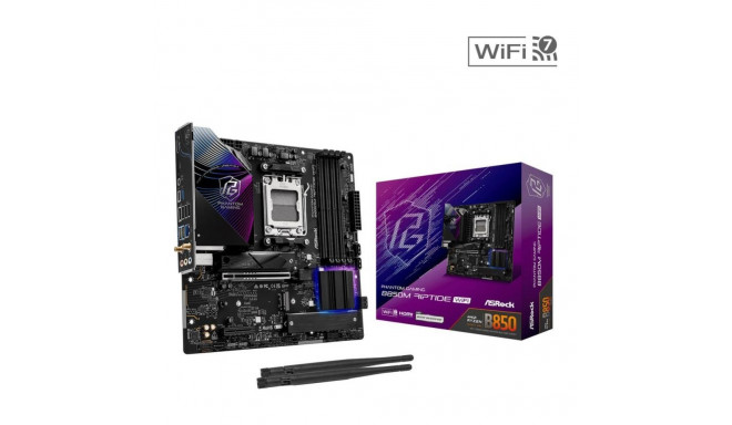 Asrock Mainboard||AMD B850|SAM5|Micro-ATX|Memory DDR5|Memory slots 4|1xHDMI|1xDisplayPort|1xAudio-In
