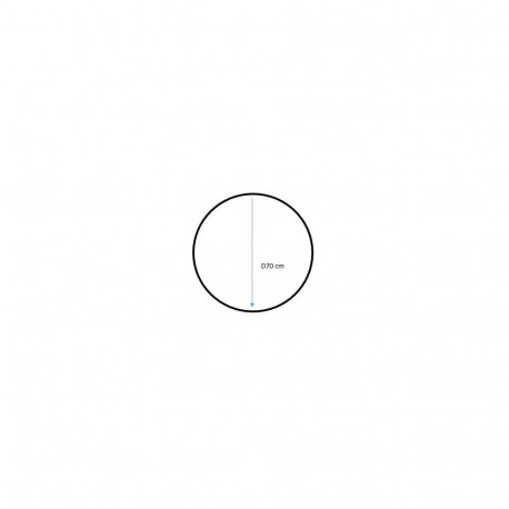 valgustatud LED ümmargune peegel LUNA D70