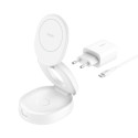 Belkin Boost Charge reguleeritav mag.2-in-1 Ch.Qi2 valge WIZ035kqWH