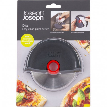 Joseph Joseph Disc Easy-Clean Grey Pizza Cutter