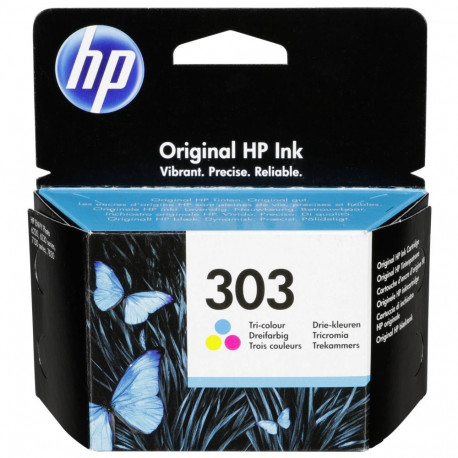 HP T6N01AE tindikassett 3-värvi nr 303