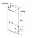 Built-in fridge-freezer combination Bosch