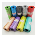 Plastic bags for dog excrement 10 rolls green