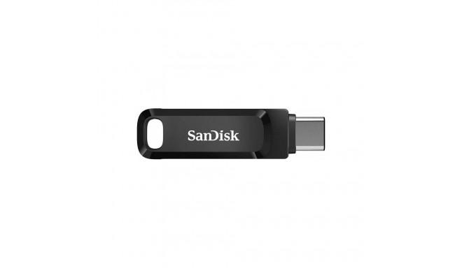 SanDisk Ultra Dual Drive Go 128 GB, USB flash drive (black, USB-A 3.2 Gen 1, USB 3.2 C gene 1)