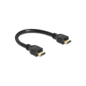 DeLOCK HDMI A St>HDMI A St 4K 0.25m - High Speedlinkd HDMI with Ethernet