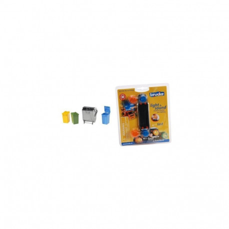 Bruder Professional Series Garbage Can Set - 02607