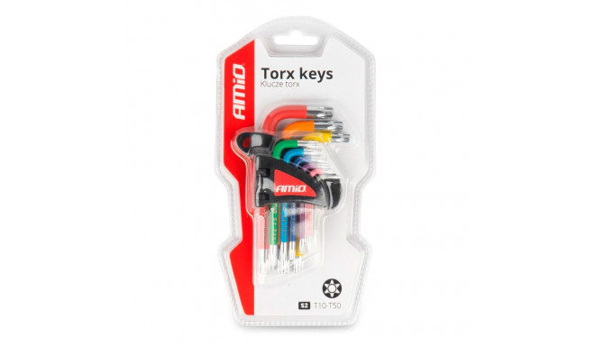 9-osaline TORX T10-T50 võtmete komplekt, S2 teras