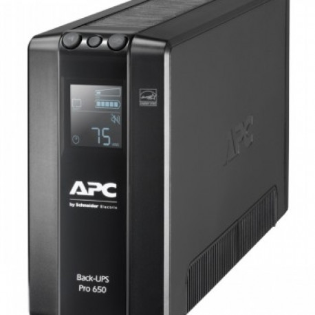 APC BACK UPS PRO BR 650VA, 6 OUTLETS, AVR, LCD INTERFACE