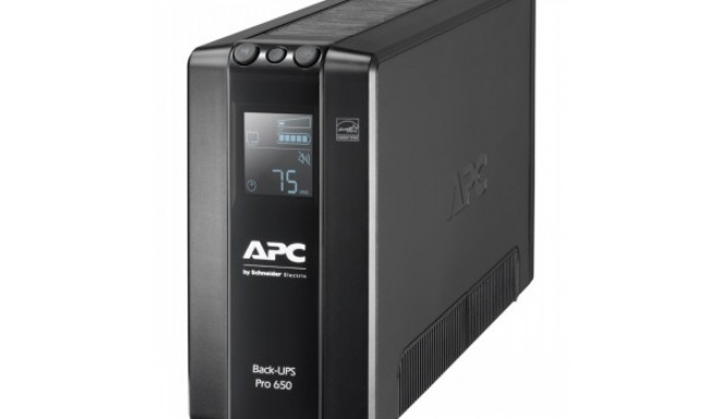 APC BACK UPS PRO BR 650VA, 6 OUTLETS, AVR, LCD INTERFACE