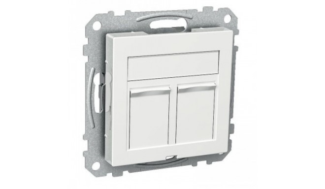 SCHNEIDER ELECTRIC DATAOUTLET ACTASSI WHITE