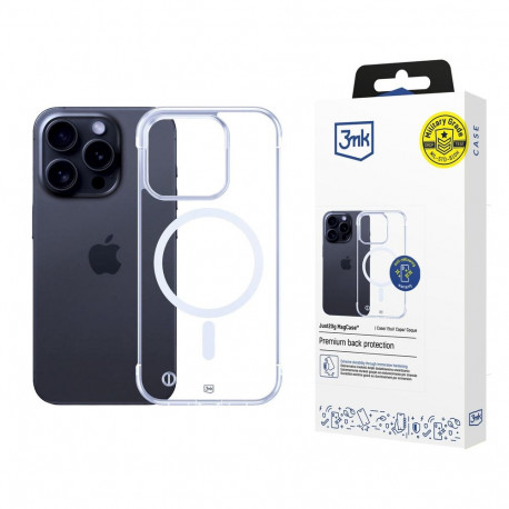 3mk Just20g MagCase for iPhone 14 Pro - transparent