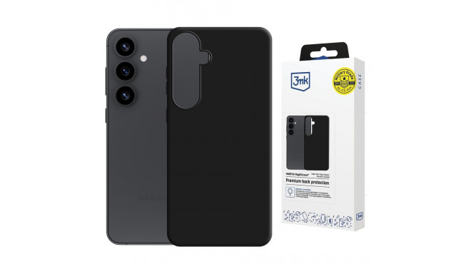 3mk Hardy MagSilicone Case for Samsung Galaxy S25+ - Black