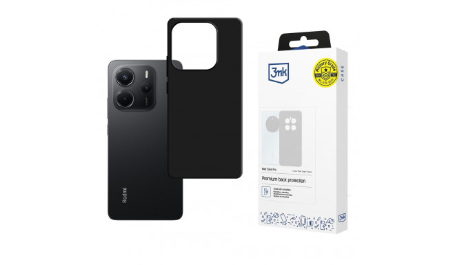 3mk Matt Case Pro case for Xiaomi Redmi Note 14 5G - matte black