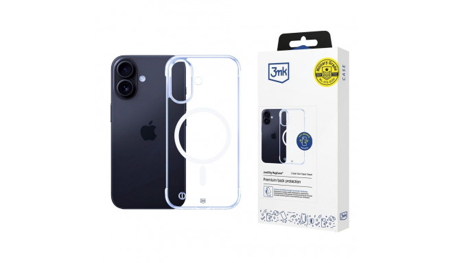 3mk Just20g MagCase for iPhone 16 - transparent