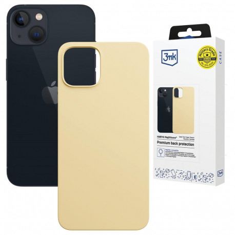 3mk Hardy MagSilicone case for Apple iPhone 15 Plus - yellow