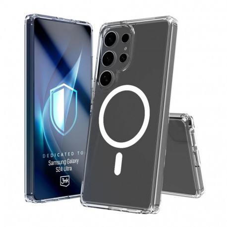 3mk Armor MagCase for Samsung Galaxy S24 Ultra - Transparent
