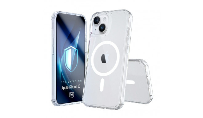 3mk Armor MagCase for iPhone 15 - transparent