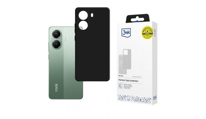 3mk Matt Case for Xiaomi Poco X7 Pro - Matte Black