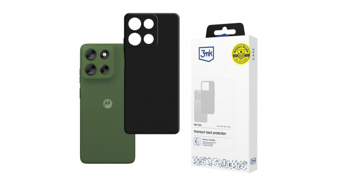 3mk Matt Case for Motorola Moto G56 - Matte Black
