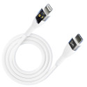 3MK HyperSilicone MFI USB-C / Lightning cable white 1m 20W 3A