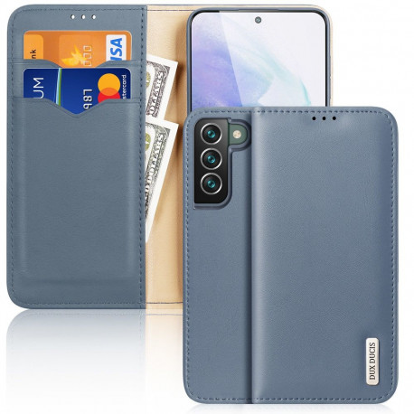 Dux Ducis Hivo Leather Flip Cover Genuine Leather Wallet For Cards And Documents Samsung Galaxy S22 