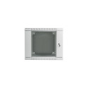 Lanberg WF02-6609-10S rack cabinet 9U Wall mounted rack Grey