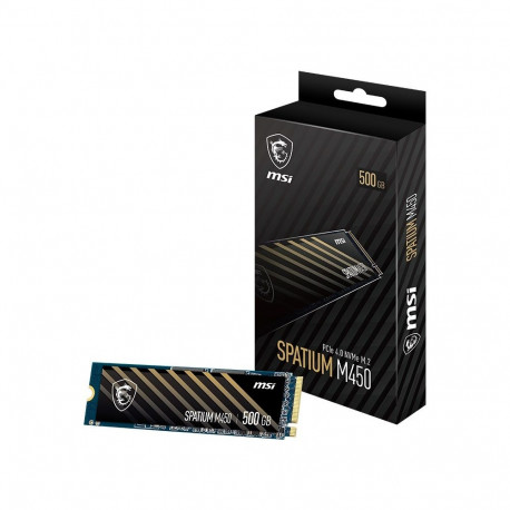 MSI ssd Spatium M450 NVMe M.2 PCIe 4.0 500GB 3D NAND