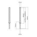 Maclean MC-912 universaalne soundbar kõlari kinnitus hoidik TV kinnitamiseks reguleeritav VESA 23" -