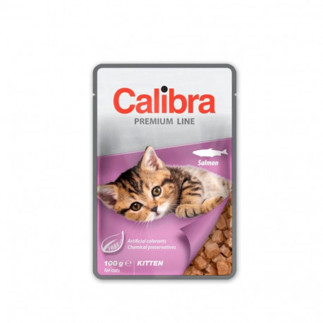 CALIBRA Cat Premium Kitten lõhe märg kassitoit 100g