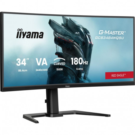 IIYAMA 34" Monitor GCB3484WQSU-B1 21:9 HDMI DP USB