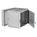 Extralink Rackmount kapp 12U 600x600 AZH hall seinapealne, pööratav
