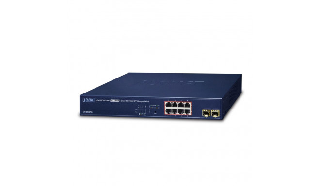 PLANET GS-4210-8P2S hallatav gigabit etherneti (10/100/1000) võrgulüliti Power over Ethernet (PoE) 1