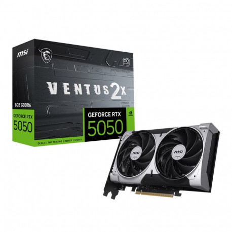 MSI GEFORCE RTX 5050 8G VENTUS 2X OC graphics card NVIDIA 8 GB GDDR6