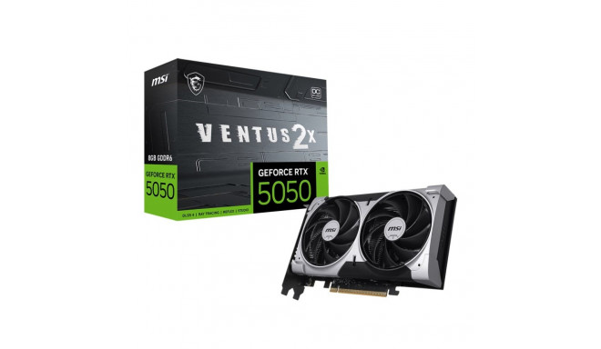 MSI GEFORCE RTX 5050 8G VENTUS 2X OC graafikakaart NVIDIA 8 GB GDDR6