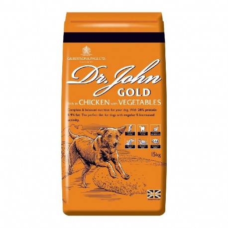 DR JOHN Gold Chicken - dry dog food - 15kg