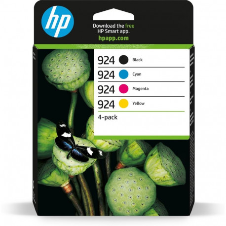 HP 924 tint - must, kollane, tsüaan, magenta