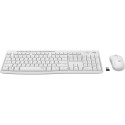 Logitech MK295 Silent Wireless Combo keyboard RF Wireless QWERTY US International White Logitech MK295 Silent Wireless Combo keyboard RF Wireless QWERTY US International White
