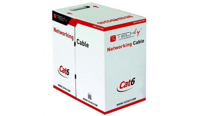 Techly U/UTP Hank Cable Cat.6 CCA 305m Solid Grey