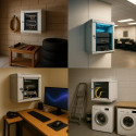 Extralink 6U 10" hall seinapealne seinakapp