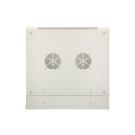 Extralink Rackmount cabinet 6U 600x600 AZH Gray wall mounted, swing type