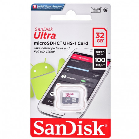 Sandisk Ultra microSDHC memory card 32 GB Class 10