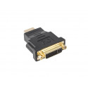 Lanberg AD-0014-BK kaabli soovahetaja HDMI DVI-D (F) (24 + 5) must