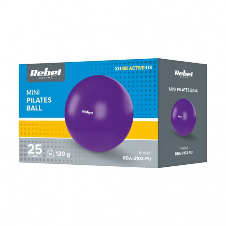 REBEL ACTIVE mini pilatesepall rehabilitatsiooniks 25cm, lilla