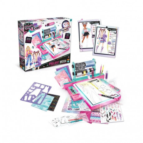 Moedisaini loovkomplekt valgustatud tahvliga