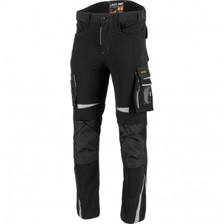 Spodnie stretch czarne, "2xl", ce, lahti