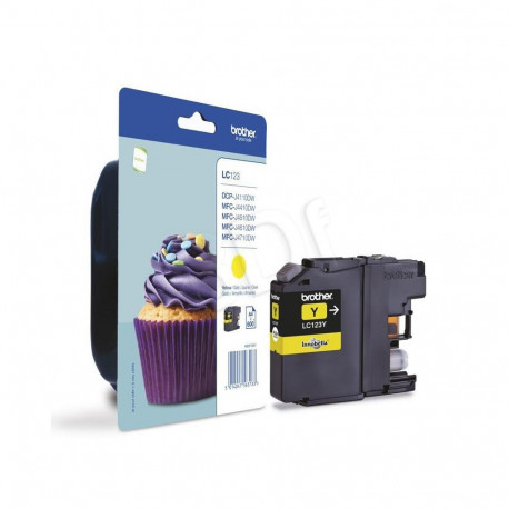 Brother LC123Y, kollane