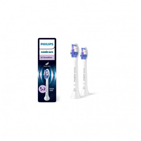 Philips Sonicare Sensitive Standarta Sonic zobu birstes uzgalis  2gab  balts HX6052/87