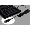 Wired Keyboard - Activejet K-3803S Ergonomic Black