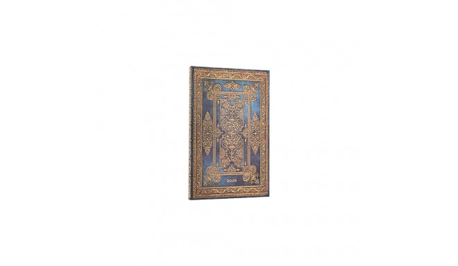 Raamatkalender 2026a Paperblanks Blue Luxe Maxi nädal vertikaalne