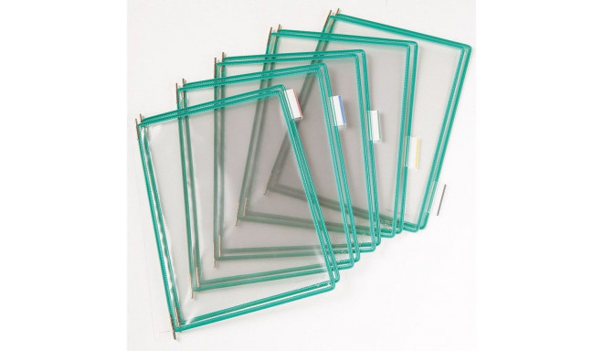 Sirvimissüsteem Tarifold A4 tasku, roheline, 10tk.